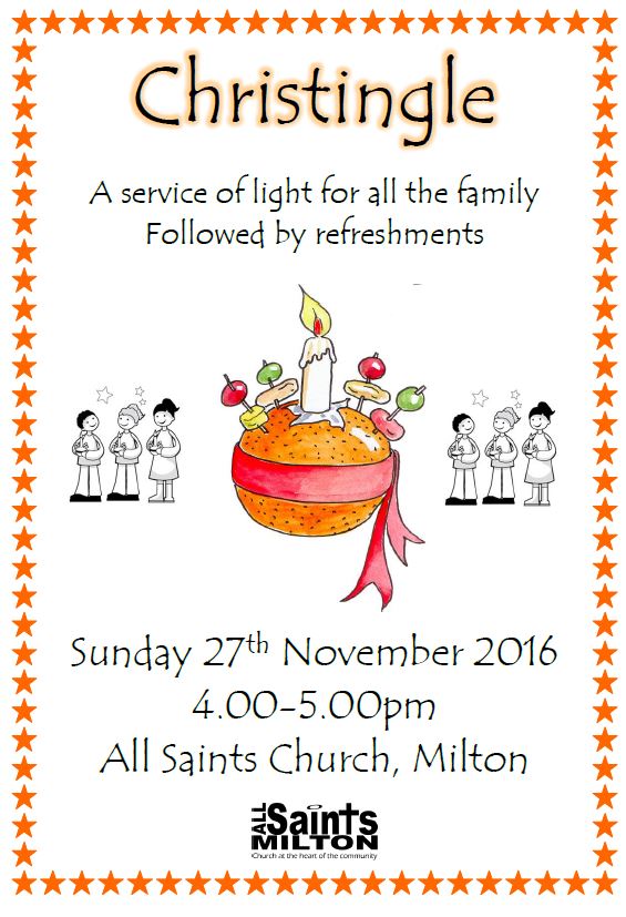 start the christmas season with a family christingle service!
