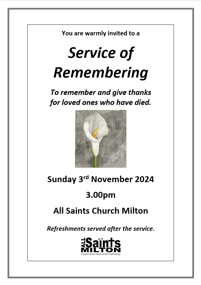 Service of remembering 2024